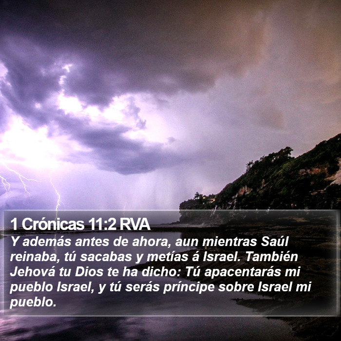 1 Crónicas 11:2 RVA Bible Study