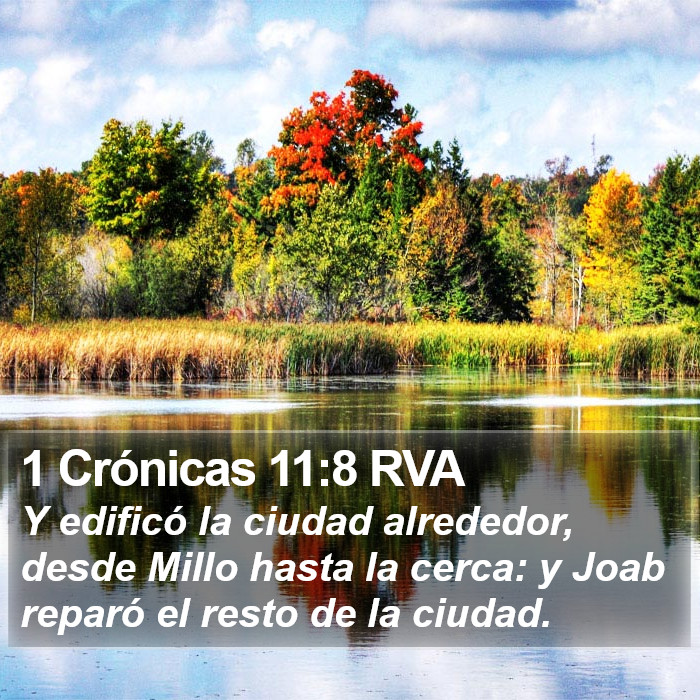 1 Crónicas 11:8 RVA Bible Study