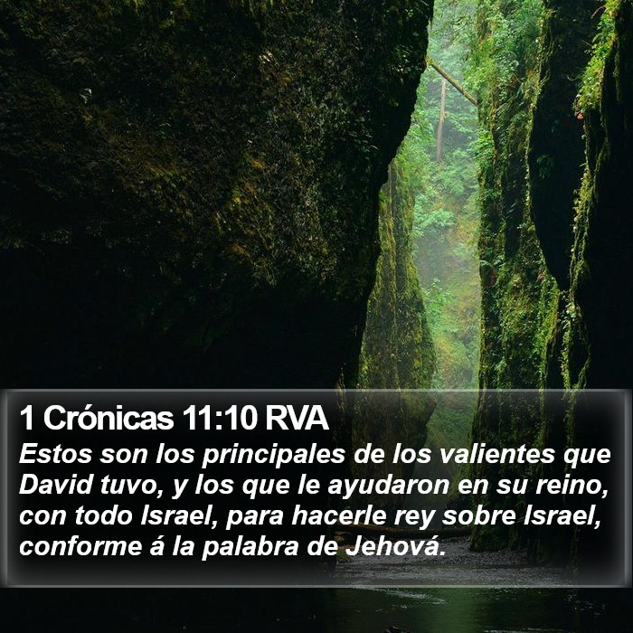 1 Crónicas 11:10 RVA Bible Study