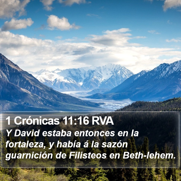 1 Crónicas 11:16 RVA Bible Study