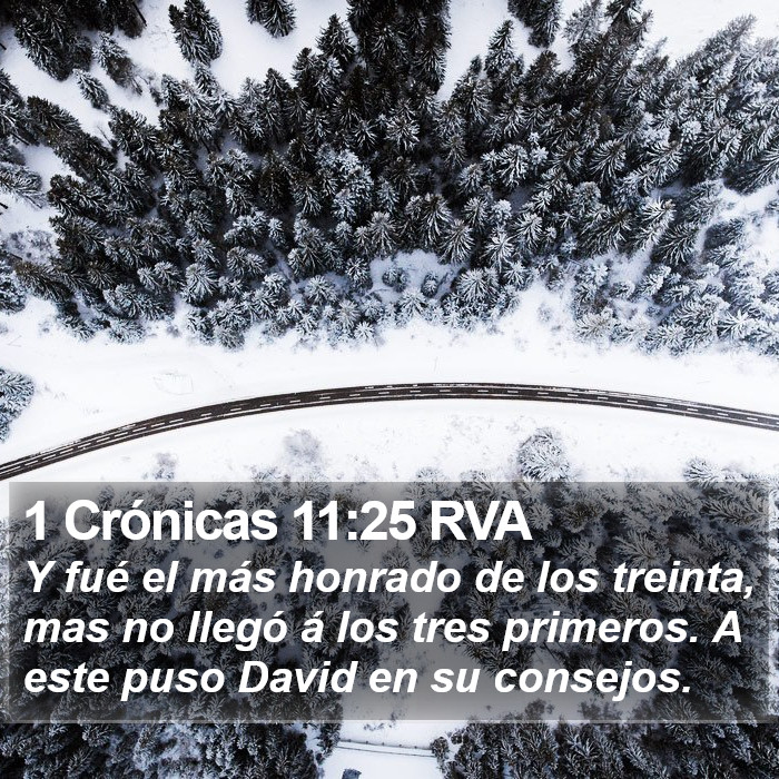 1 Crónicas 11:25 RVA Bible Study