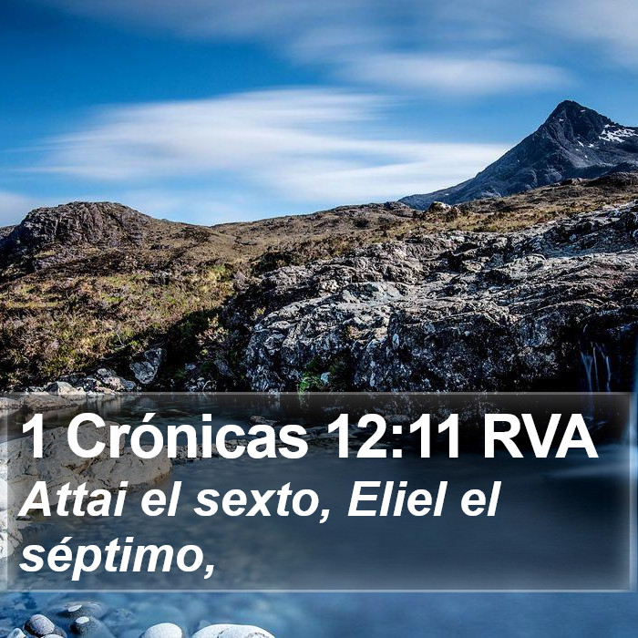 1 Crónicas 12:11 RVA Bible Study