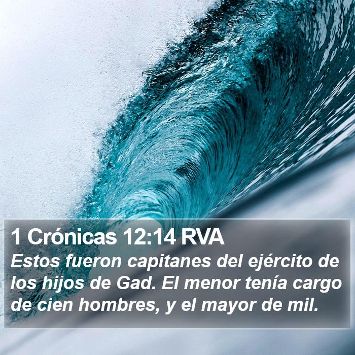 1 Crónicas 12:14 RVA Bible Study