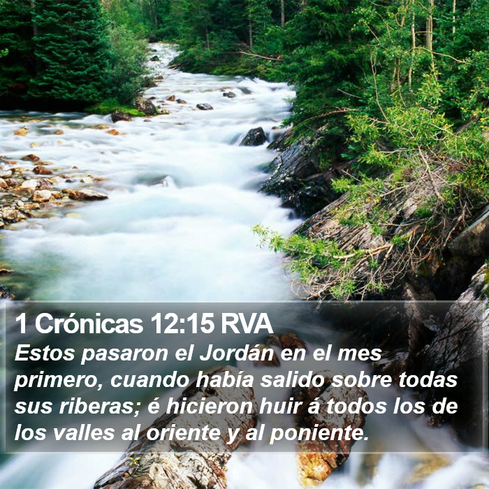 1 Crónicas 12:15 RVA Bible Study