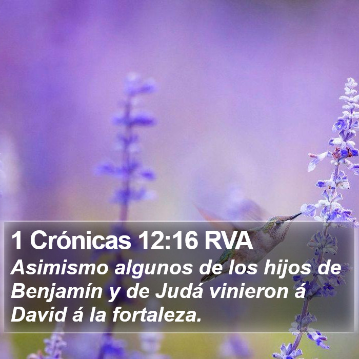 1 Crónicas 12:16 RVA Bible Study