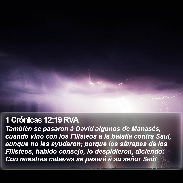 1 Crónicas 12:19 RVA Bible Study