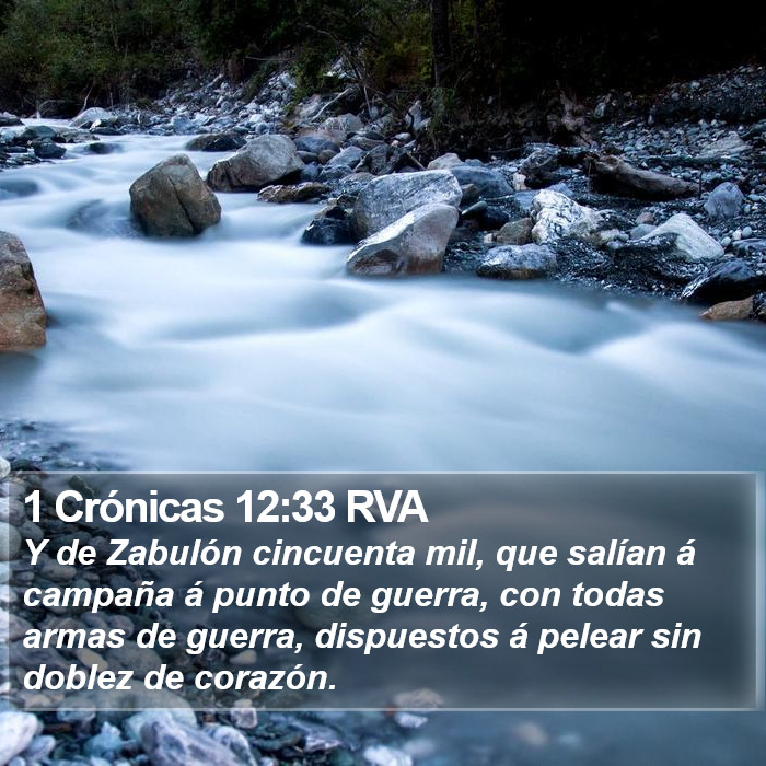 1 Crónicas 12:33 RVA Bible Study