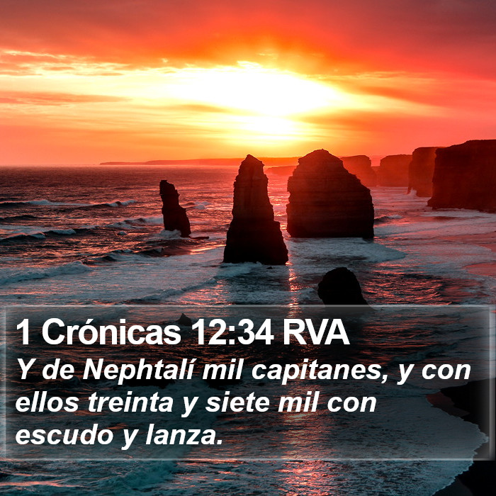 1 Crónicas 12:34 RVA Bible Study