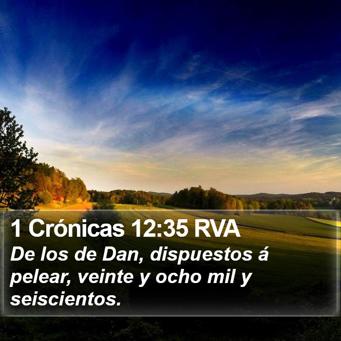 1 Crónicas 12:35 RVA Bible Study