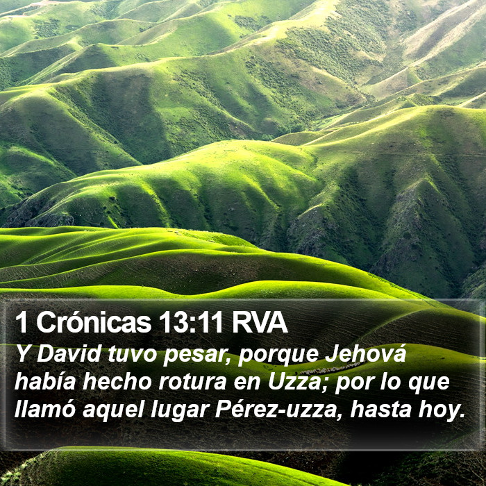 1 Crónicas 13:11 RVA Bible Study