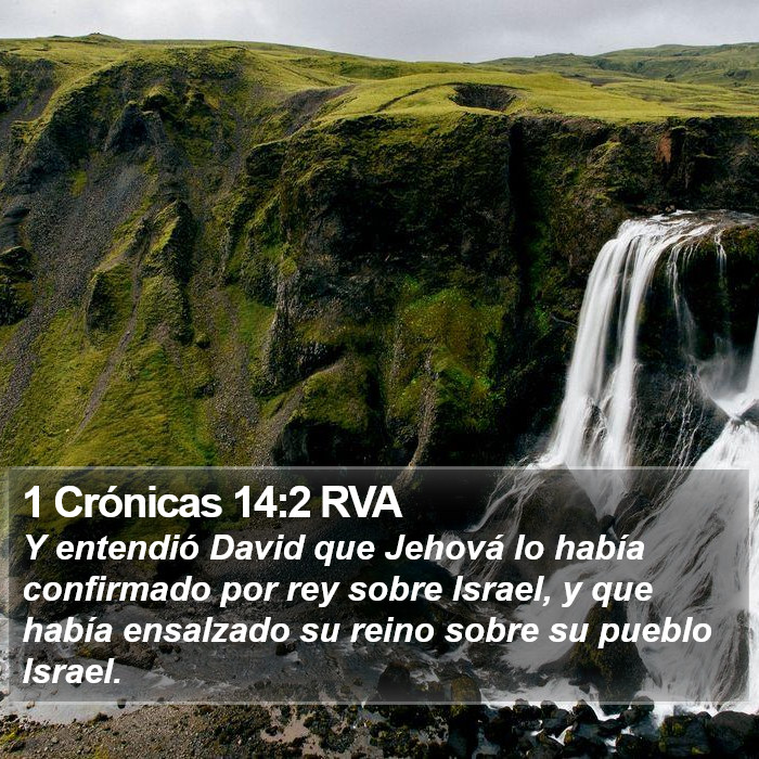 1 Crónicas 14:2 RVA Bible Study