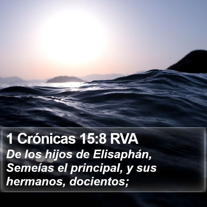 1 Crónicas 15:8 RVA Bible Study