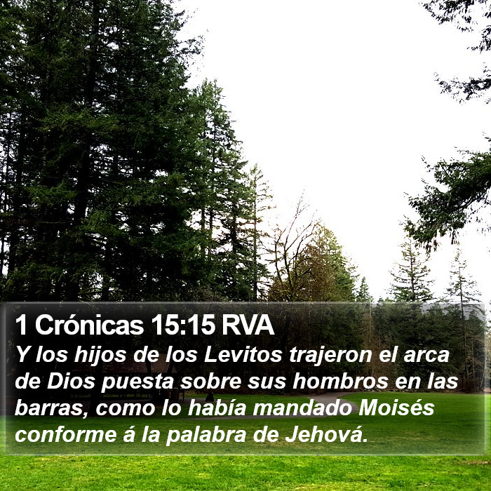 1 Crónicas 15:15 RVA Bible Study