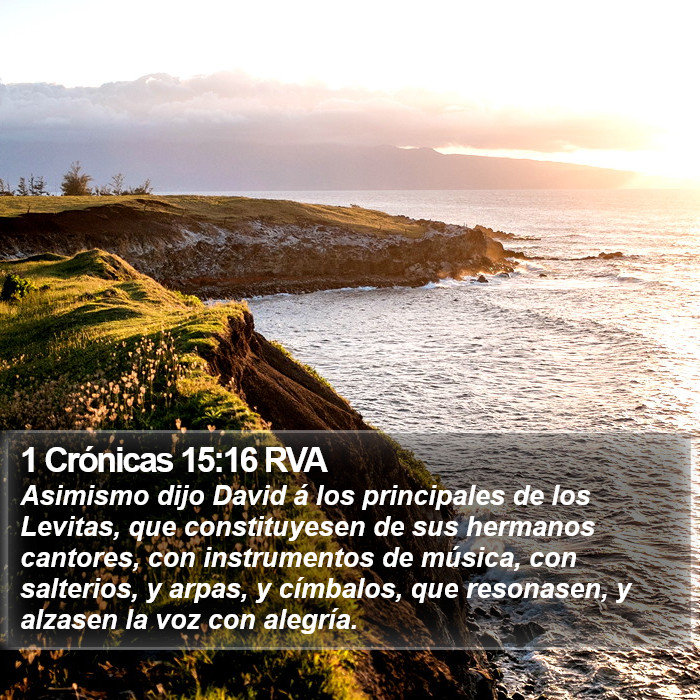 1 Crónicas 15:16 RVA Bible Study