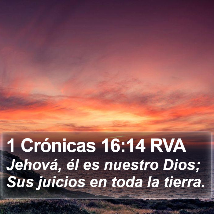 1 Crónicas 16:14 RVA Bible Study