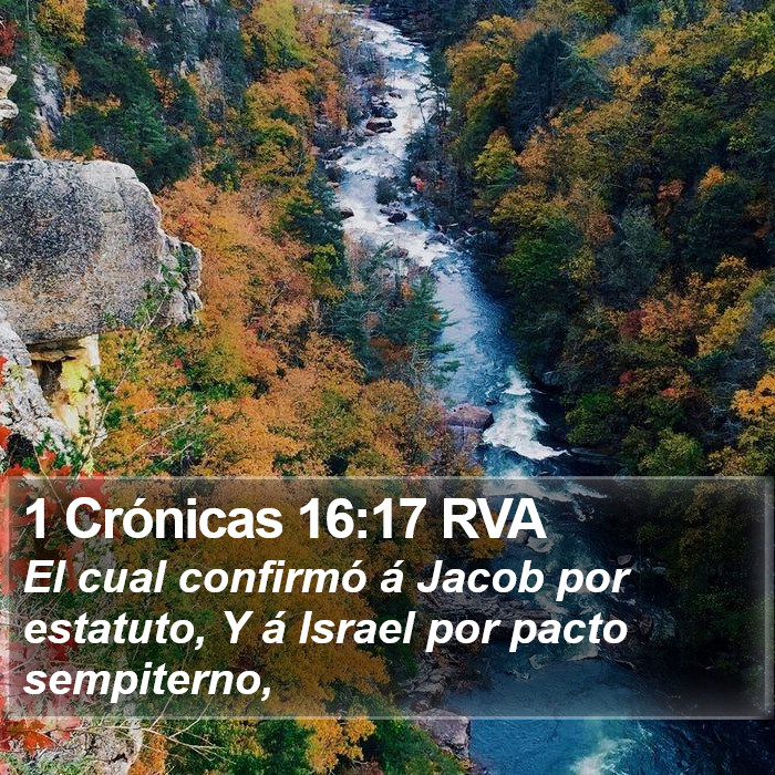 1 Crónicas 16:17 RVA Bible Study