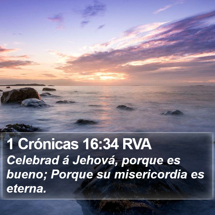 1 Crónicas 16:34 RVA Bible Study