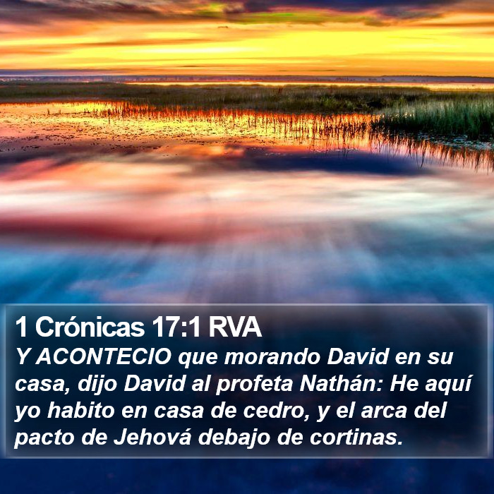 1 Crónicas 17:1 RVA Bible Study