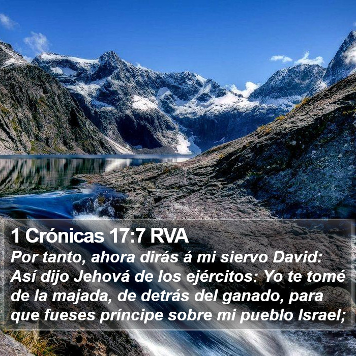 1 Crónicas 17:7 RVA Bible Study