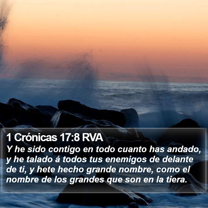 1 Crónicas 17:8 RVA Bible Study