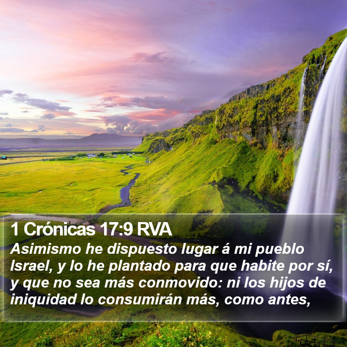 1 Crónicas 17:9 RVA Bible Study