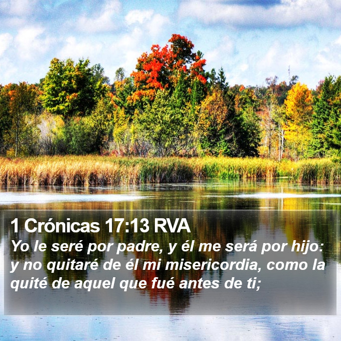 1 Crónicas 17:13 RVA Bible Study