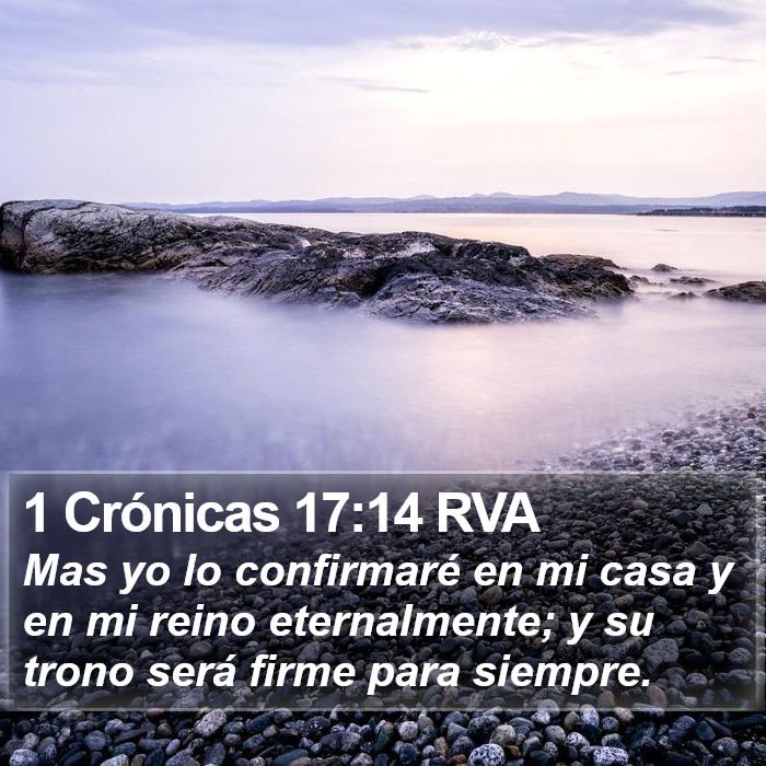 1 Crónicas 17:14 RVA Bible Study