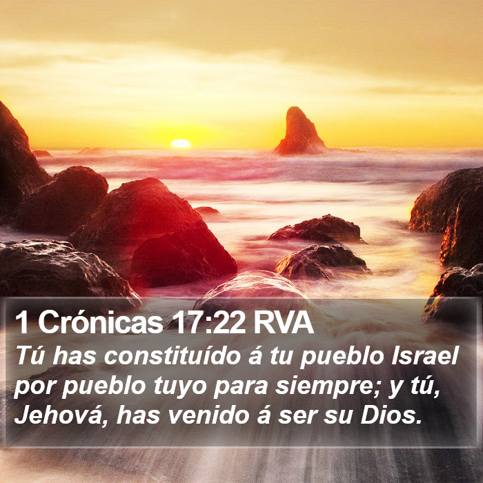 1 Crónicas 17:22 RVA Bible Study