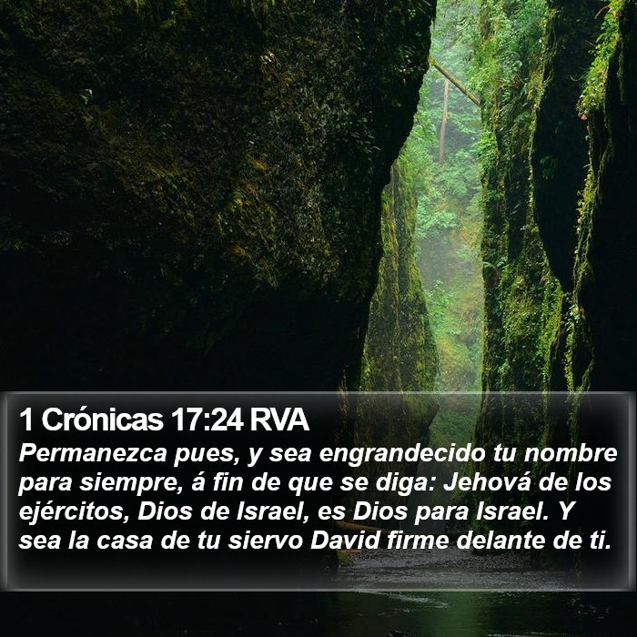 1 Crónicas 17:24 RVA Bible Study