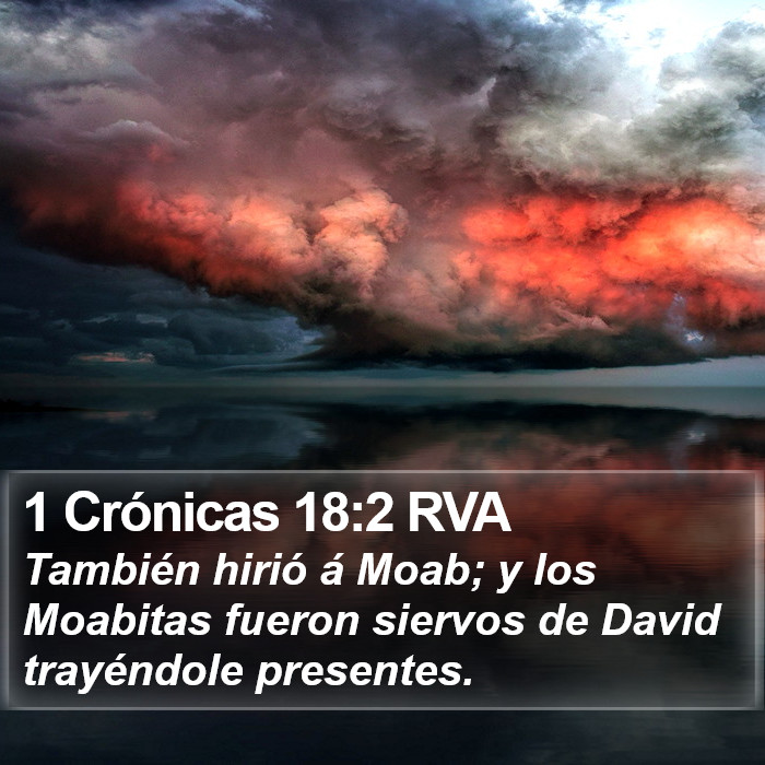 1 Crónicas 18:2 RVA Bible Study