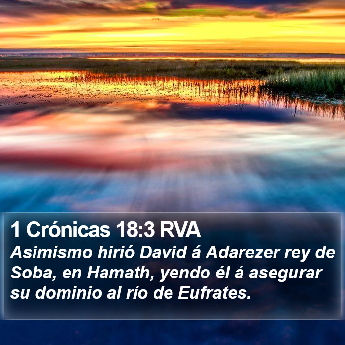 1 Crónicas 18:3 RVA Bible Study