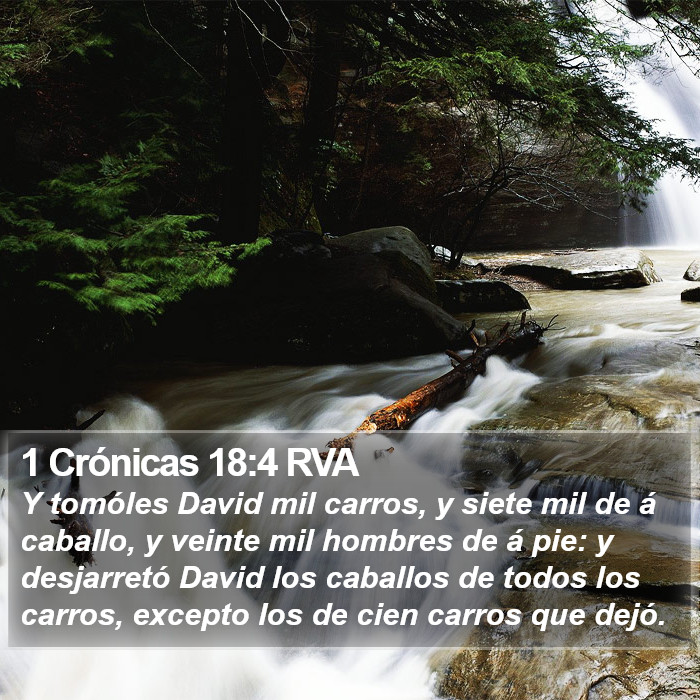 1 Crónicas 18:4 RVA Bible Study