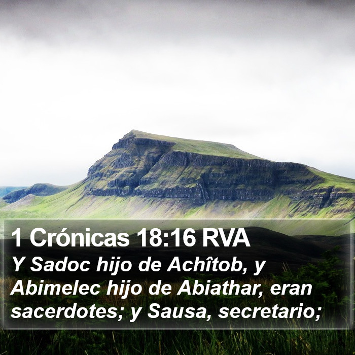 1 Crónicas 18:16 RVA Bible Study