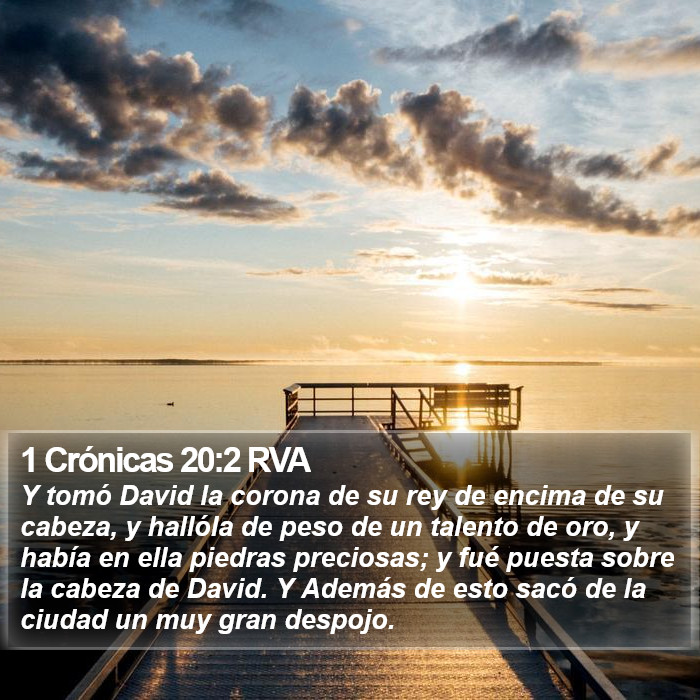 1 Crónicas 20:2 RVA Bible Study