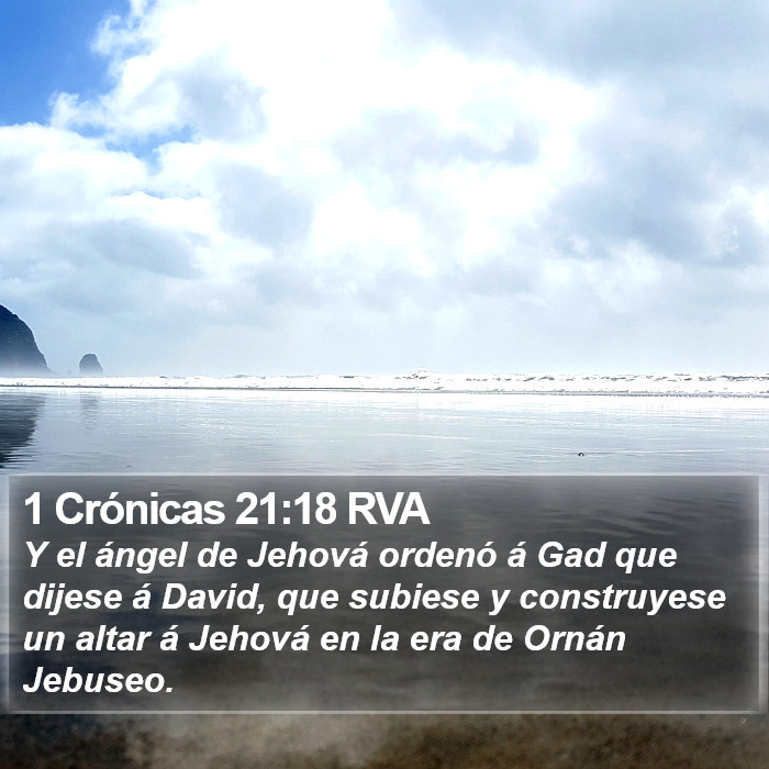 1 Crónicas 21:18 RVA Bible Study