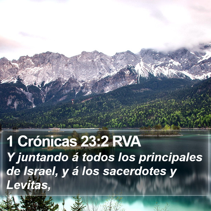 1 Crónicas 23:2 RVA Bible Study