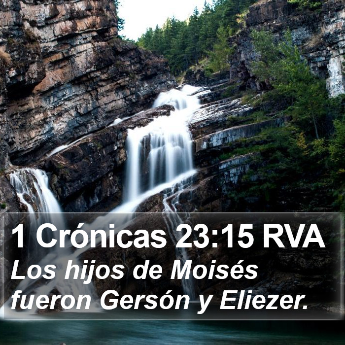 1 Crónicas 23:15 RVA Bible Study