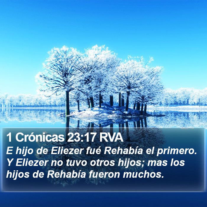 1 Crónicas 23:17 RVA Bible Study