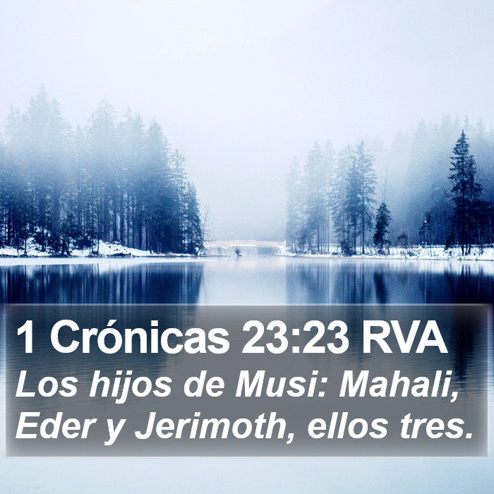 1 Crónicas 23:23 RVA Bible Study