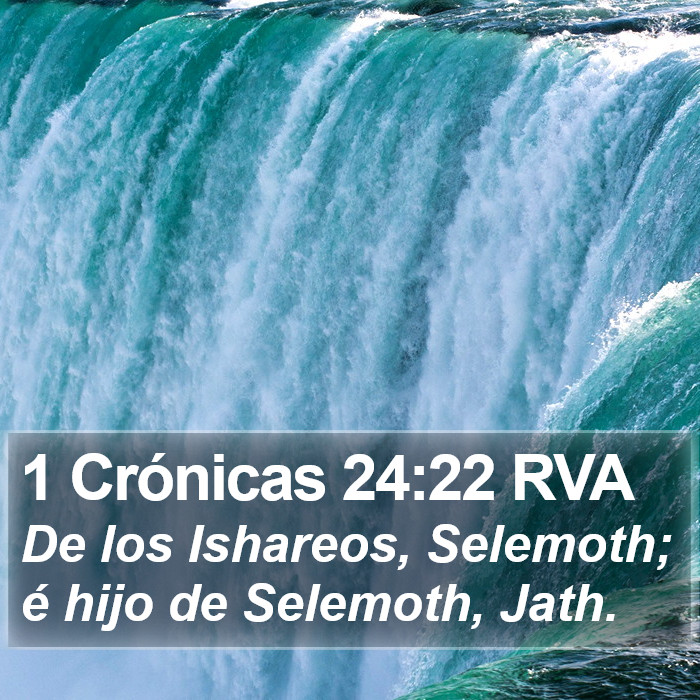 1 Crónicas 24:22 RVA Bible Study