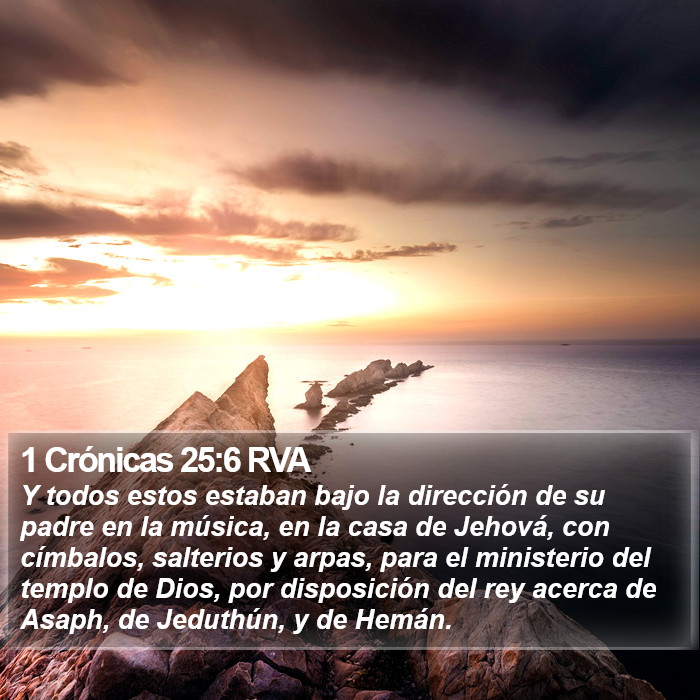 1 Crónicas 25:6 RVA Bible Study