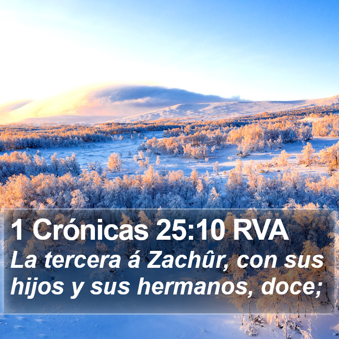 1 Crónicas 25:10 RVA Bible Study