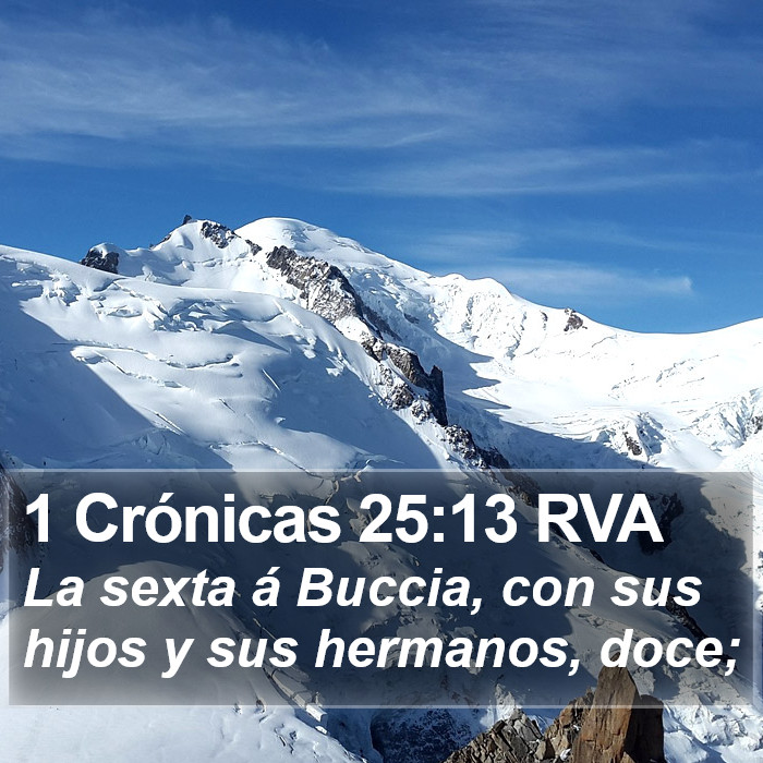 1 Crónicas 25:13 RVA Bible Study