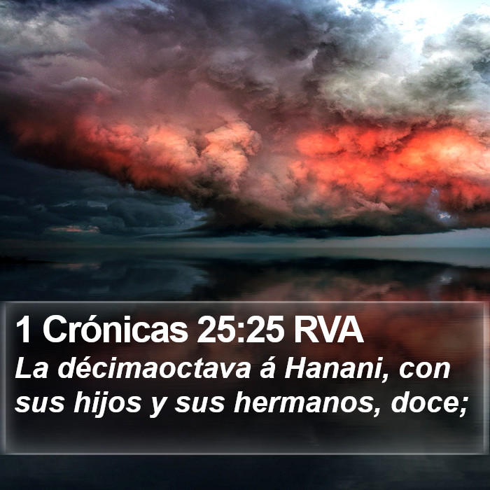 1 Crónicas 25:25 RVA Bible Study