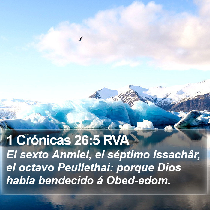 1 Crónicas 26:5 RVA Bible Study