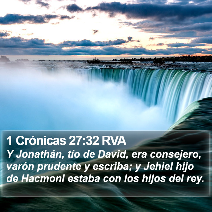 1 Crónicas 27:32 RVA Bible Study