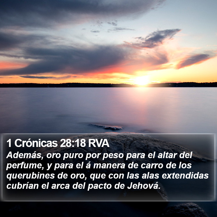 1 Crónicas 28:18 RVA Bible Study