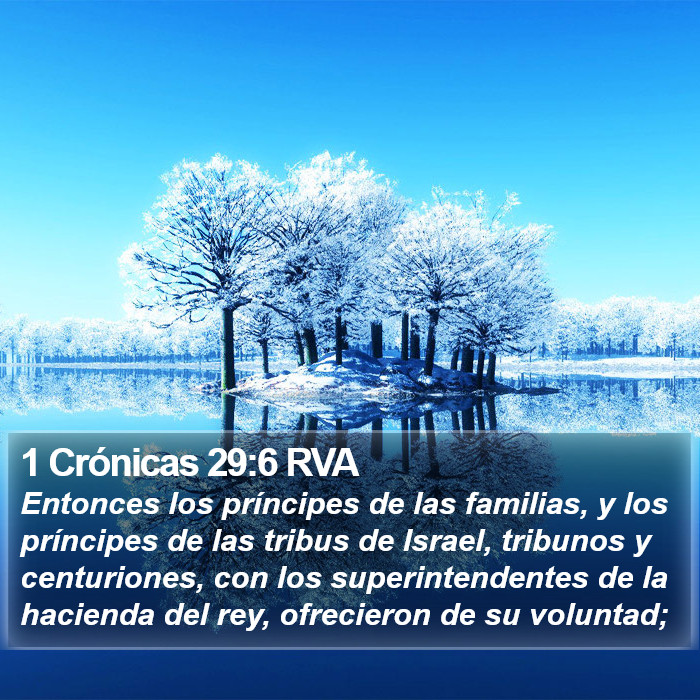 1 Crónicas 29:6 RVA Bible Study