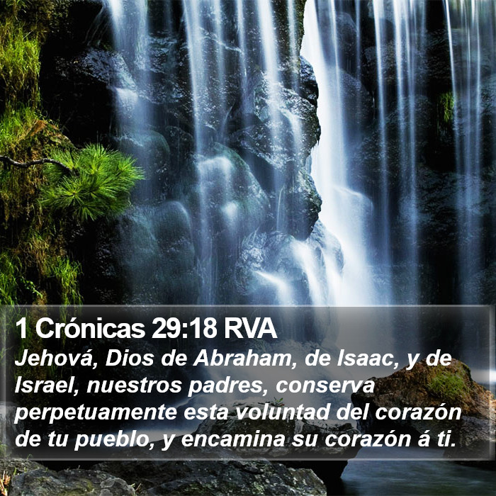 1 Crónicas 29:18 RVA Bible Study