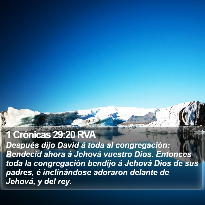 1 Crónicas 29:20 RVA Bible Study